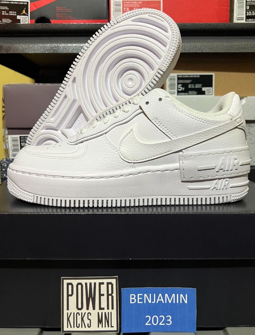 air force 1 triple white shadow
