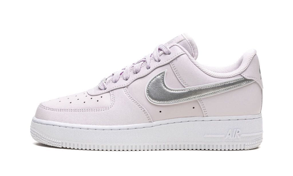 Nike air force 1 metallic pink top