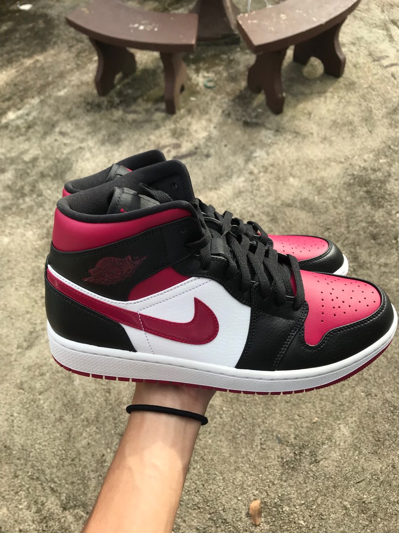 nike air jordan 1 mid noble red