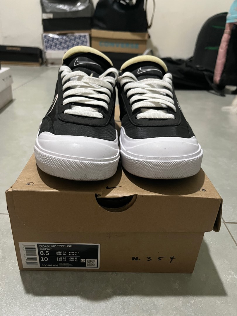 Nike drop type black white Clearance