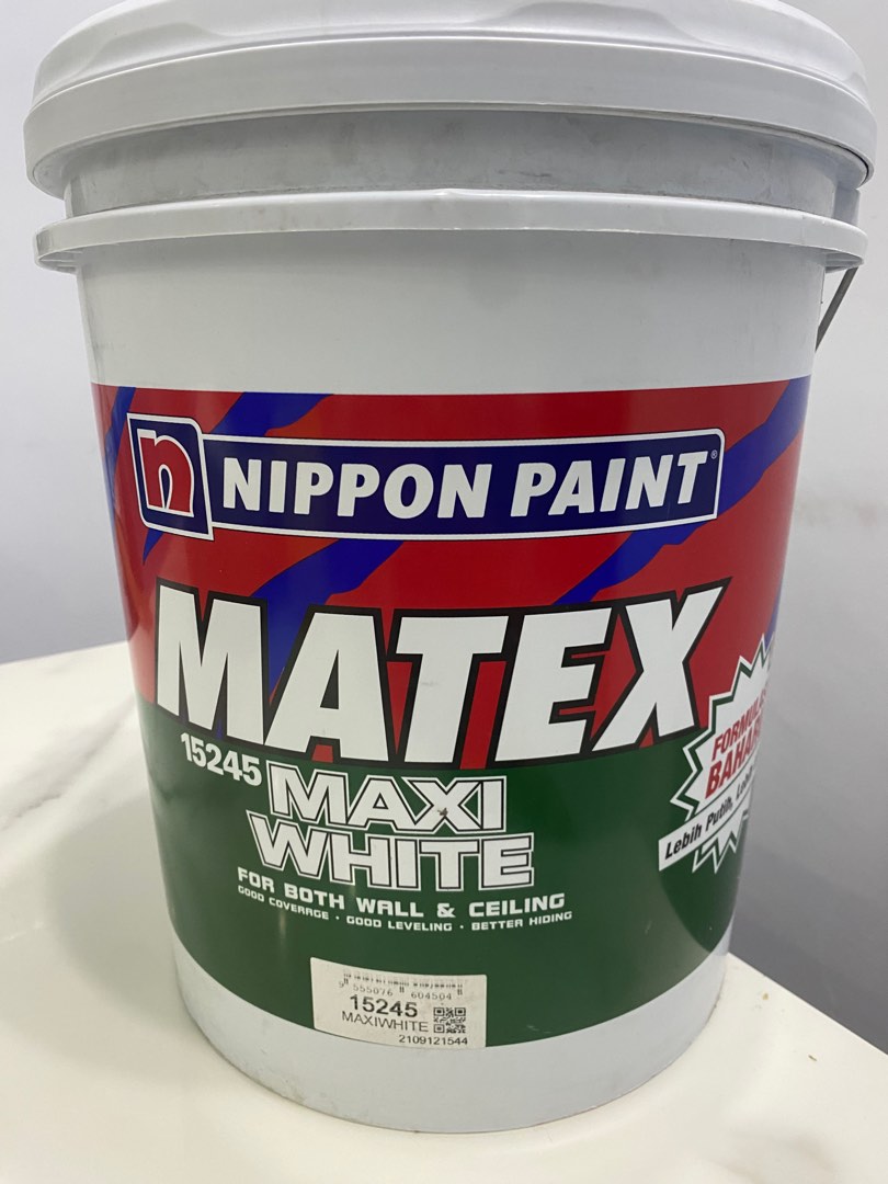 NIPPON PAINT MATEX MAXI WHITE 18L, Hobbies & Toys, Stationery