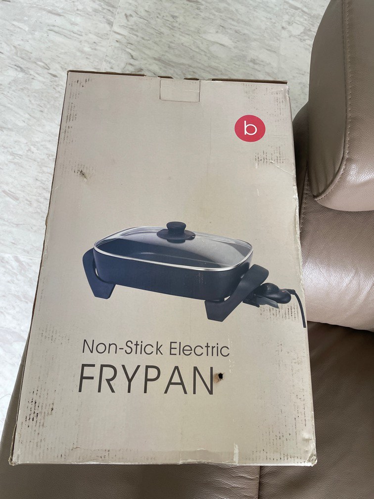 Non stick electric fry pan, TV & Home Appliances, Kitchen Appliances