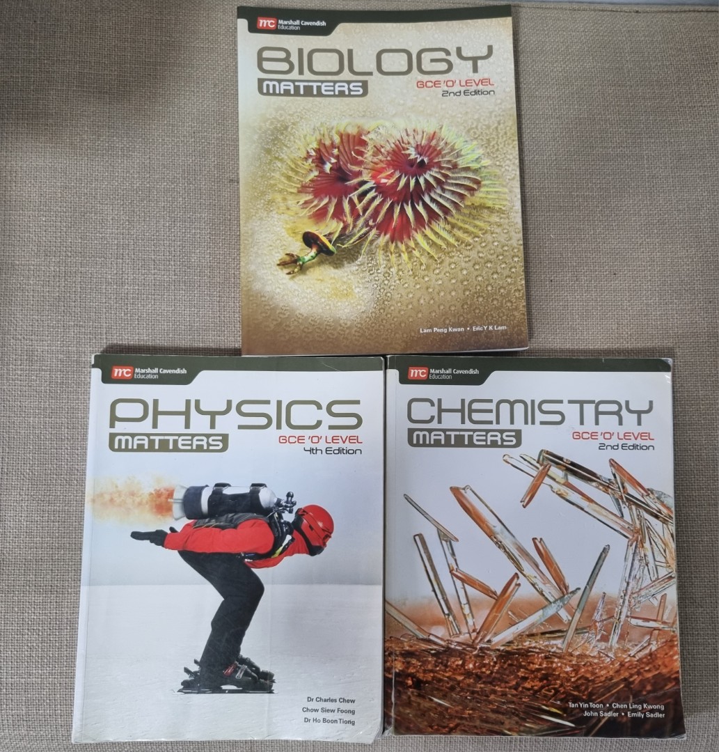O Level Science Textbooks Physics Chemistry Biology Hobbies And Toys Books And Magazines 8249