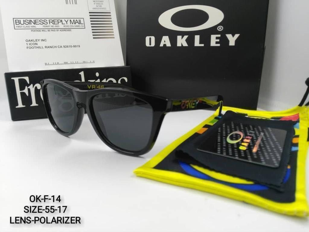 Oakley Frogskins VR46 Black Lens, Men's Fashion, Watches & Accessories,  Sunglasses & Eyewear on Carousell