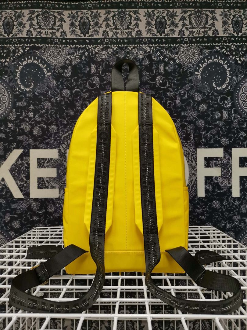 OFF-WHITE Industrial Y013 Backpack Yellow Red