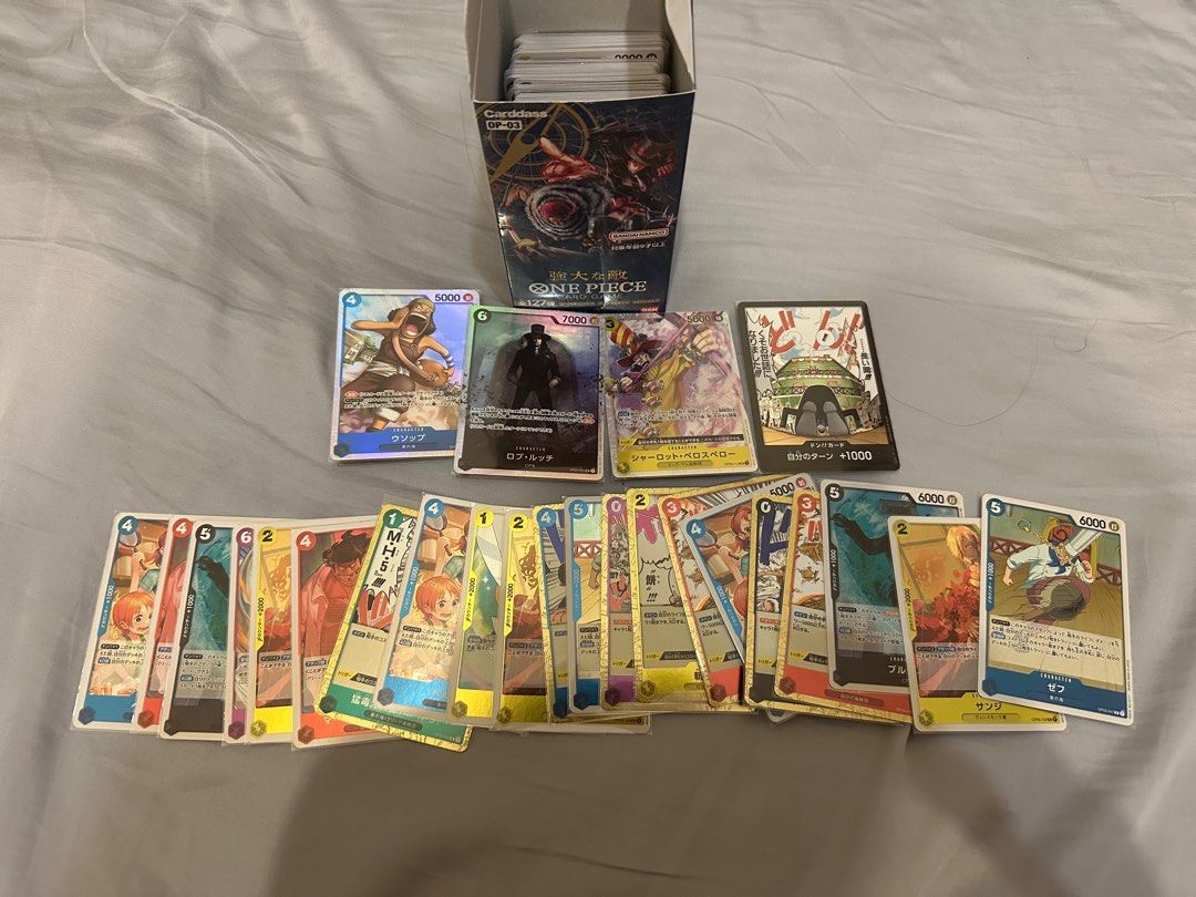OP-03] One Piece Card Game TCG Mighty Enemies Bulk Cards, Hobbies & Toys,  Toys & Games on Carousell