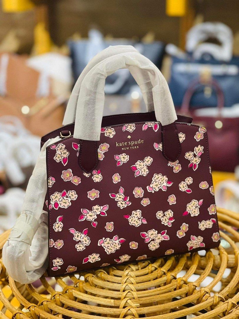 Kate spade hot sale floral satchel