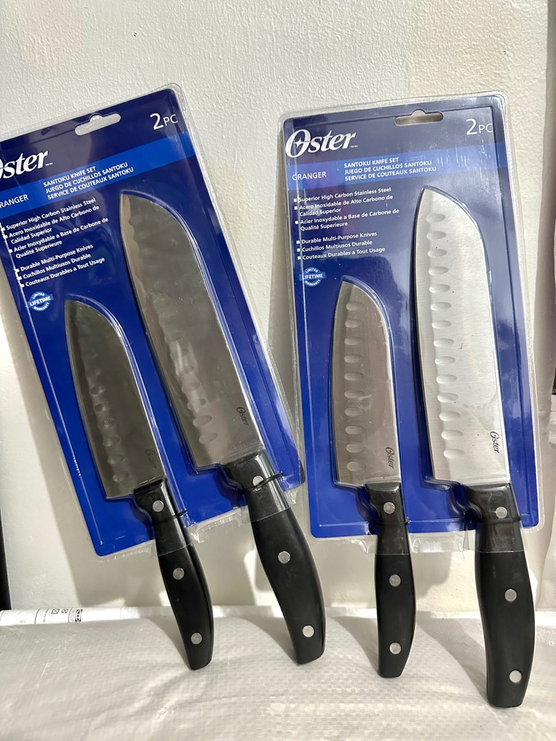 Oster Granger 2 Piece Santoku Knife Set