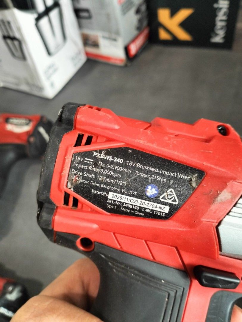 Ozito 18v Impact wrench skin only (Category: Construction Tools & Equipment) located in Muntinlupa City. Submitted by aus-plus (Listing ID 1216350583, Image 3). Description: Impact wrench -surplus from australia NO included battery and charger We are located at RMT industrial complex tunasan muntinlupa.