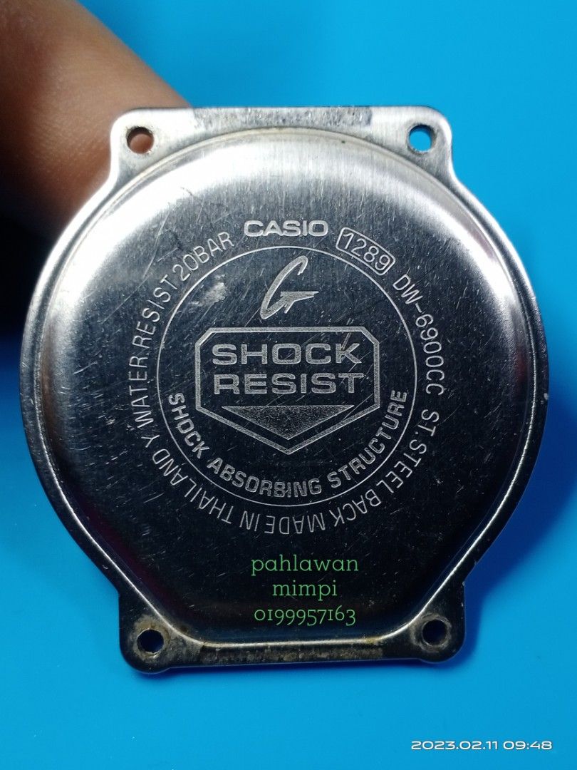 G shock sales back case