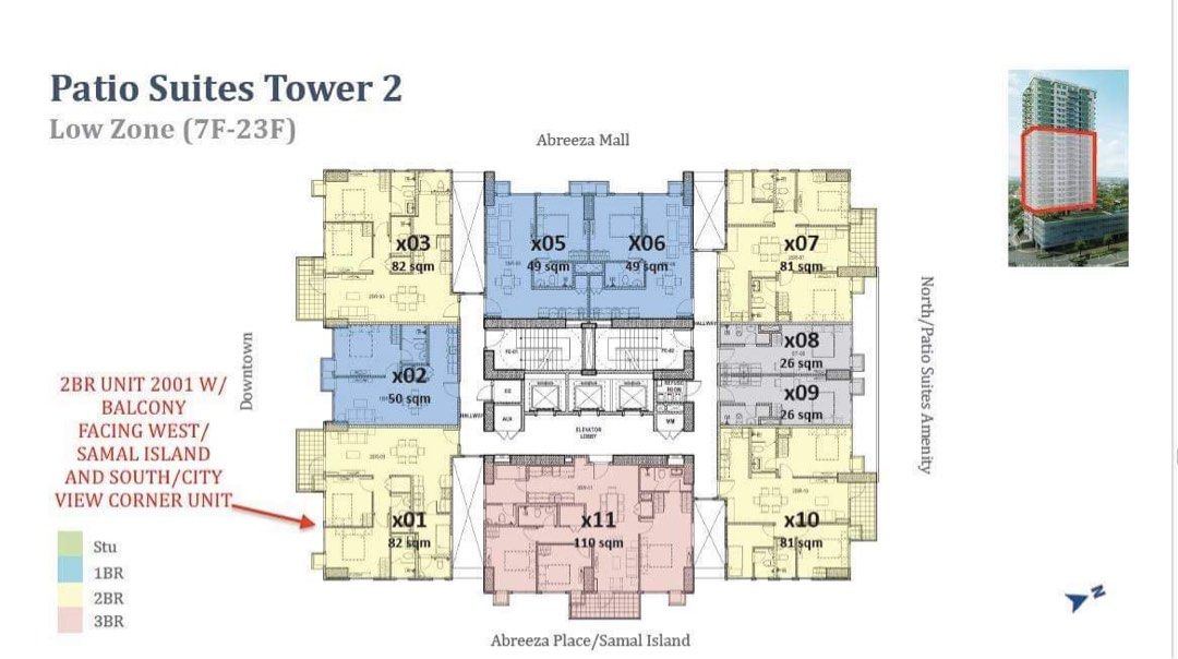 PATIO SUITES ALVEO AYALALAND IN DAVAO CITY ABREEZA MALL, Property, For