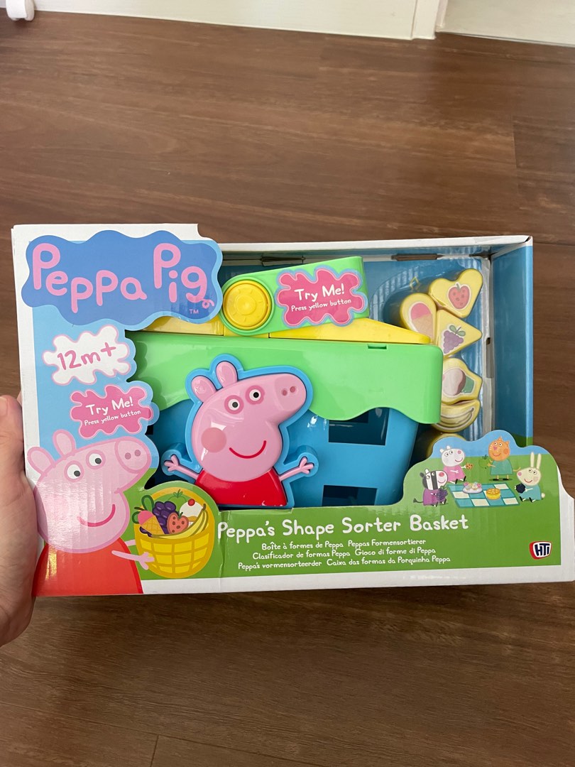 BN Peppa Pig Shape Sorter Picnic Set, Hobbies & Toys, Toys & Games on