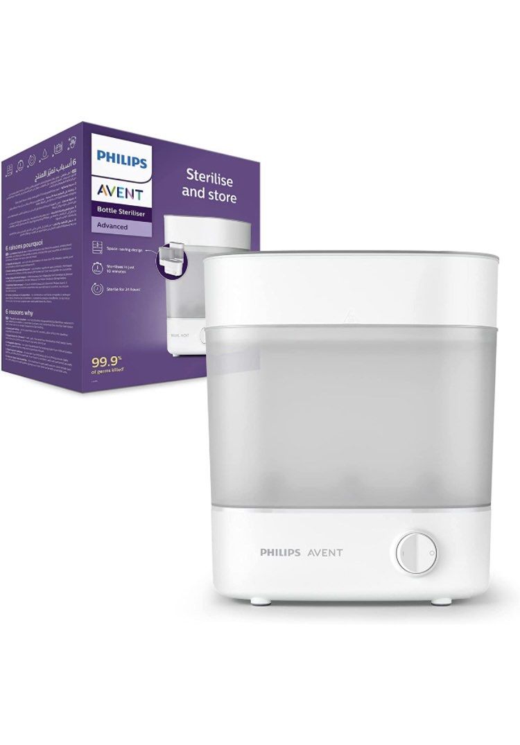 PHILIPS AVENT BOTTLE STERILIZER MANUAL visual data 8