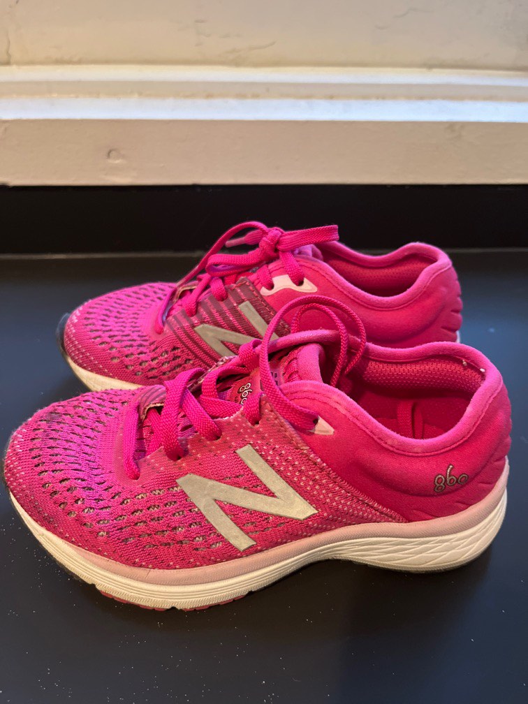 Pink New balance 860 kids shoes