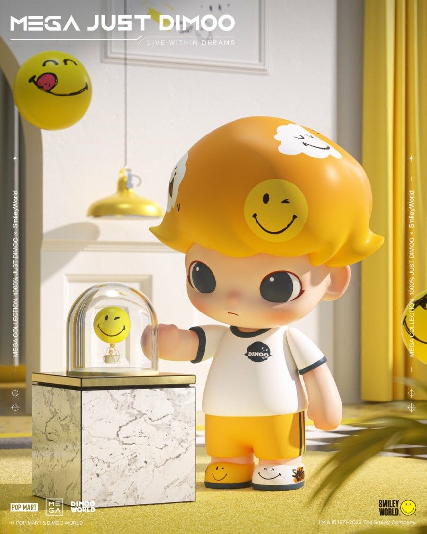 POPMART] POPMART DIMOO 1000% MEGA COLLECTION JUST DIMOO X