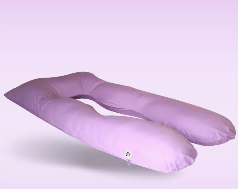 Pregnancy Pillow OMGPh 4.6ft cut U (Lavender color), Furniture & Home