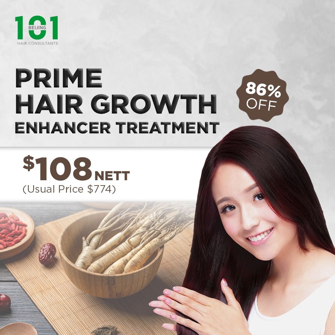 Prime Hair Growth Enhancer Treatment | For Hair Loss / Hair Thinning /  Balding / Receding Hairline, Lifestyle Services, Beauty & Health Services  on Carousell