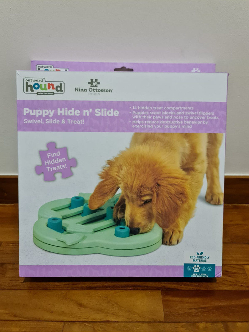 Outward Hound Level 2 Hide N' Slide Puzzle Dog Toy - 67338