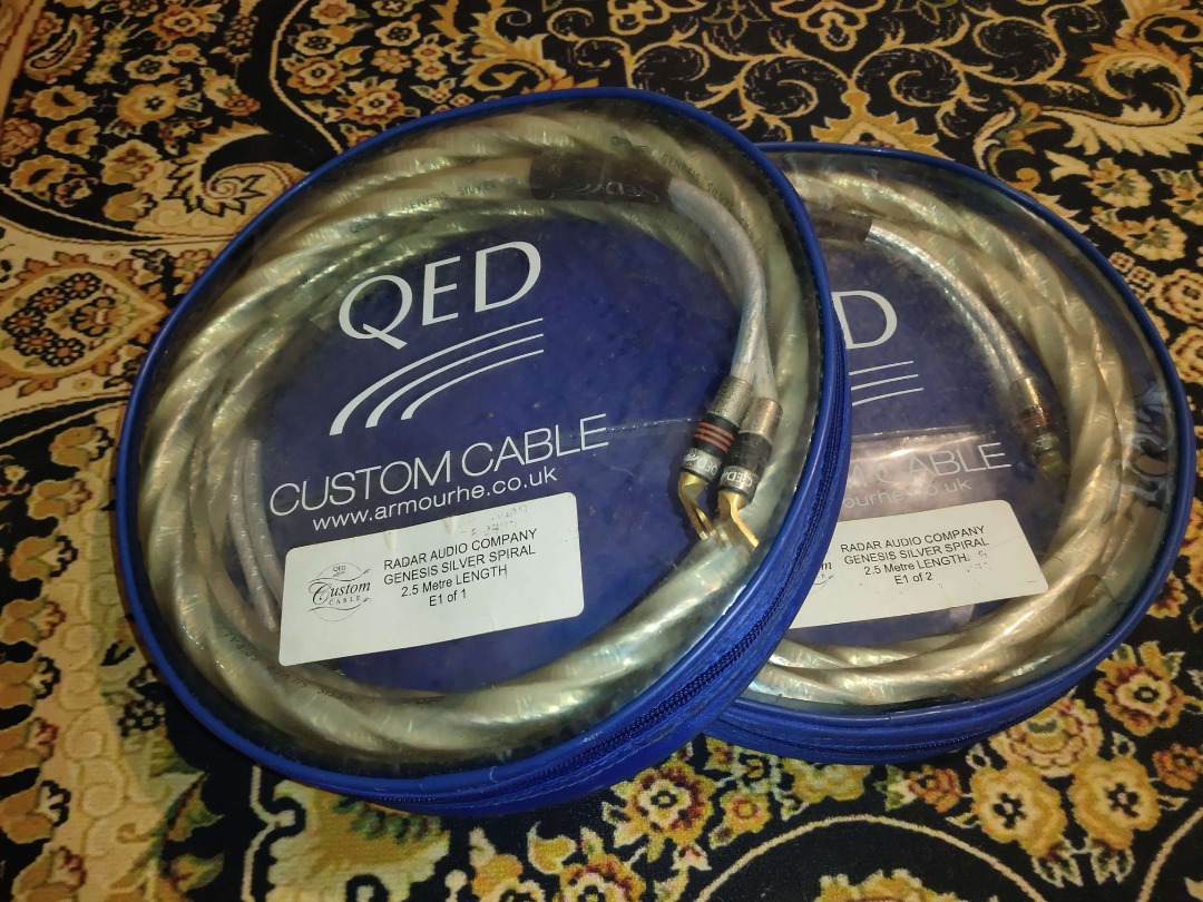 Qed GSS speaker cable 2.5M, 音響器材, 其他音響配件及設備 Carousell