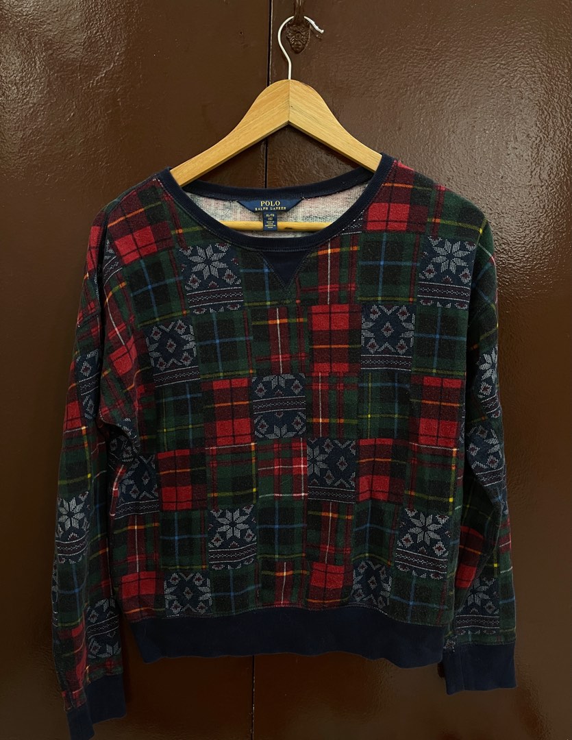 ralph lauren christmas sweater, Women's Fashion, Coats, Jackets and  Outerwear on Carousell