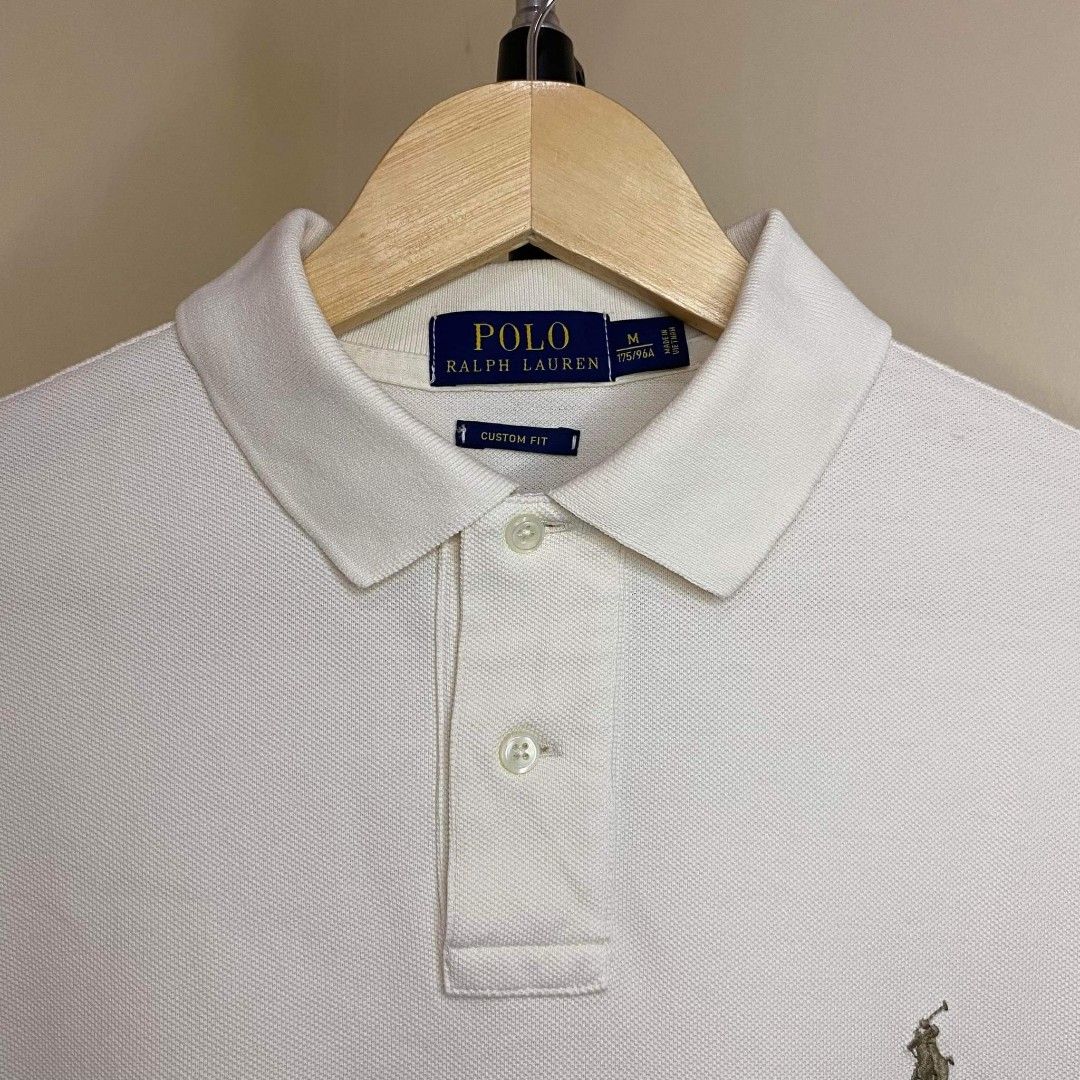 Cream ralph lauren polo shirt hotsell