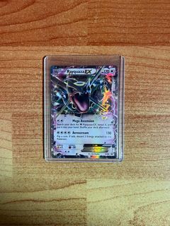 Shiny Rayquaza EX XY69 Ultra Rare Black Star Promo Pokemon Card LP