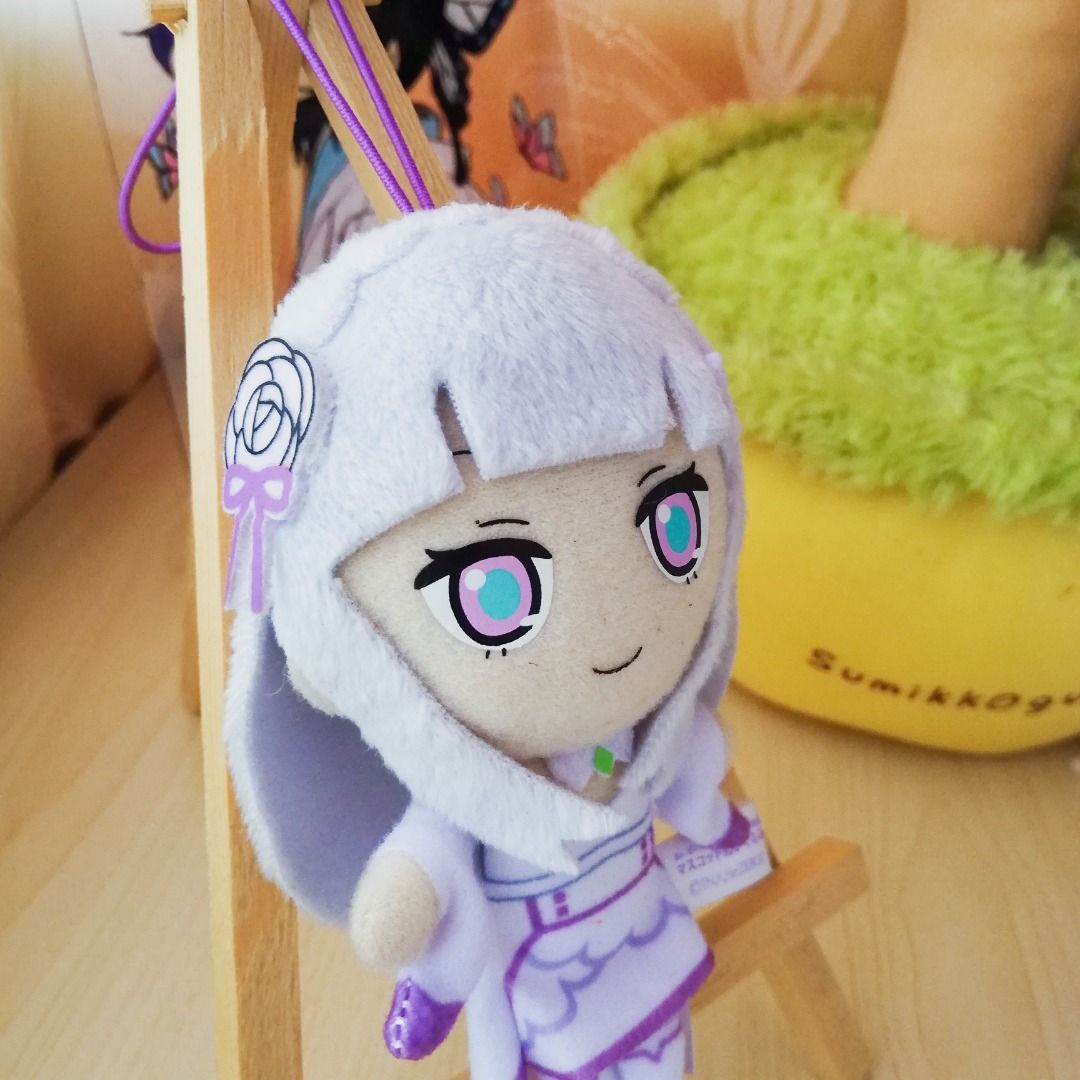 Re Zero Emilia Plush Charm Stuff Toy on Carousell