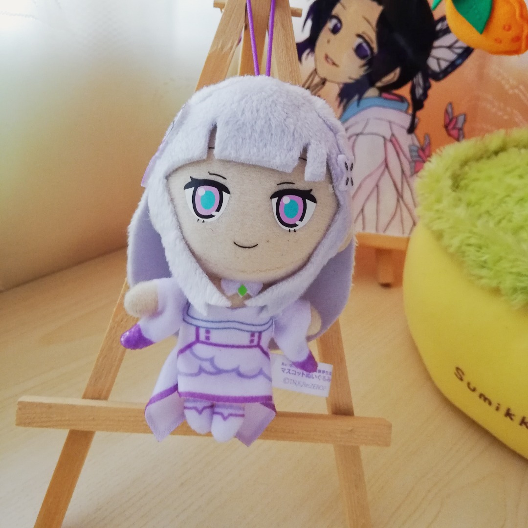 Re Zero Emilia Plush Charm Stuff Toy on Carousell