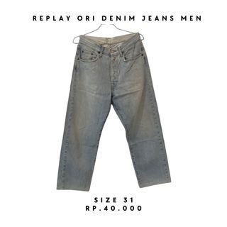 Replay ori celana denim terang