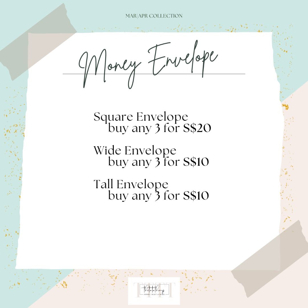 Sampul Raya (Money Envelope) 2023 - Square Part 3, Hobbies & Toys ...