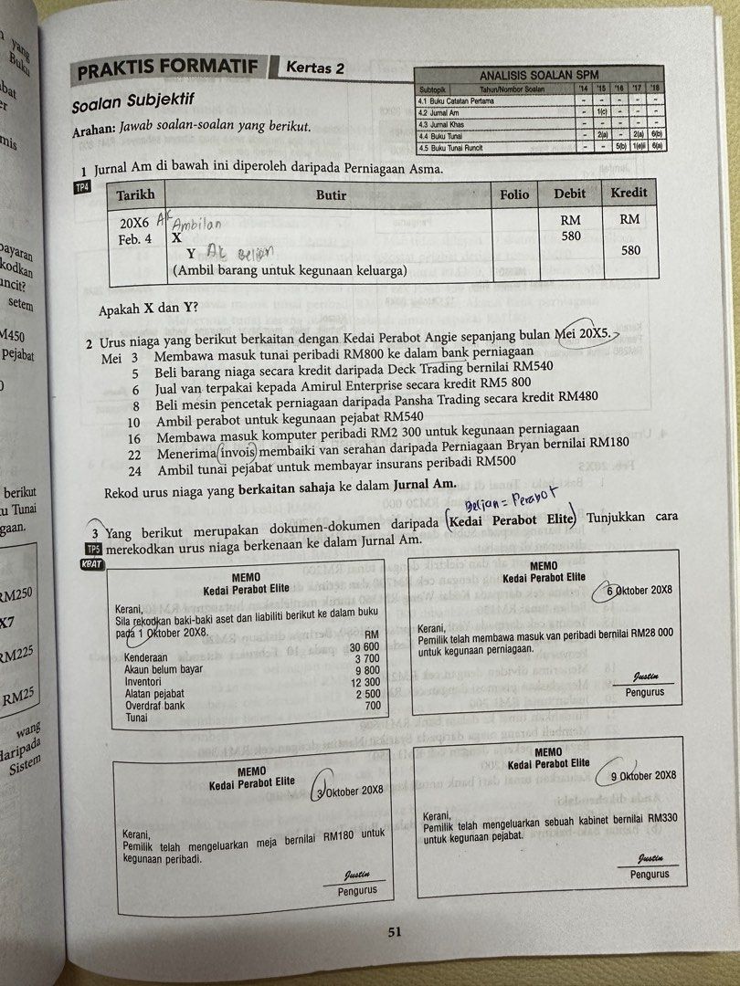 SASBADI Formula A+ PRINSIP PERAKAUNAN KSSM TINGKATAN 4 (bersama jawapan