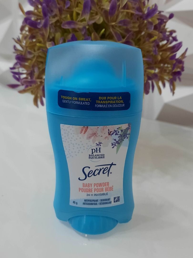 SECRET BABY POWDER ANTIPERSPIRANT/DEODORANT INVISIBLE 45G, Beauty