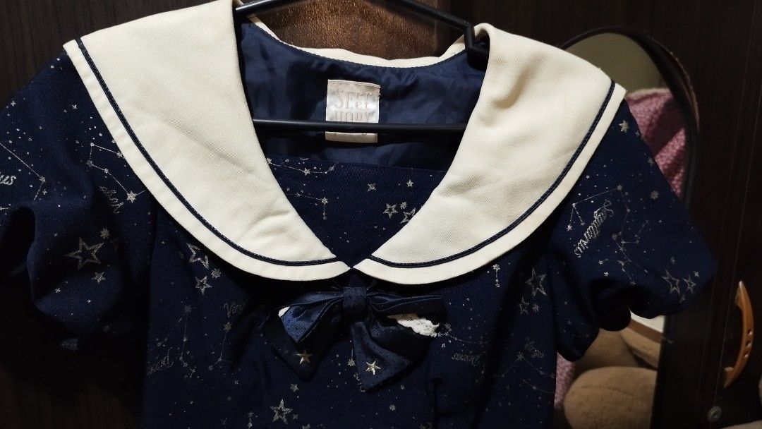 Secret Honey by Honey Bunch Constellation Zodiac Sign Navy Blue Dress