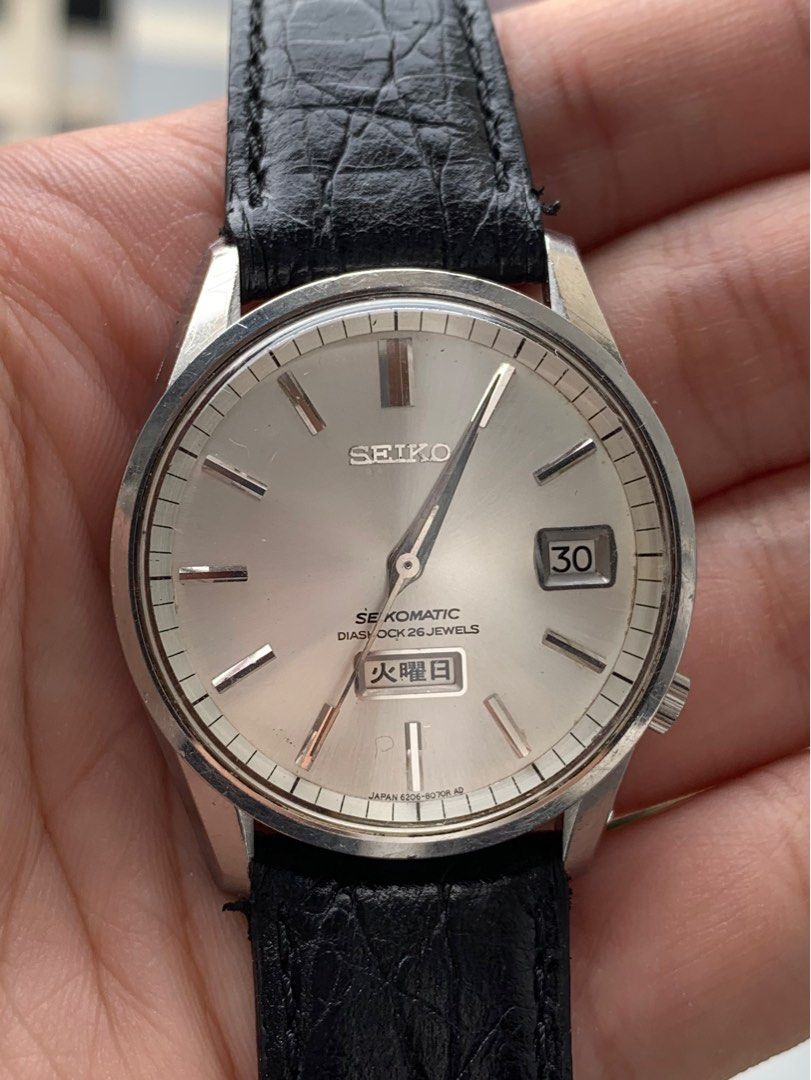 Seiko Seikomatic Weekdater 6206-8040 1966, Luxury, Watches on Carousell