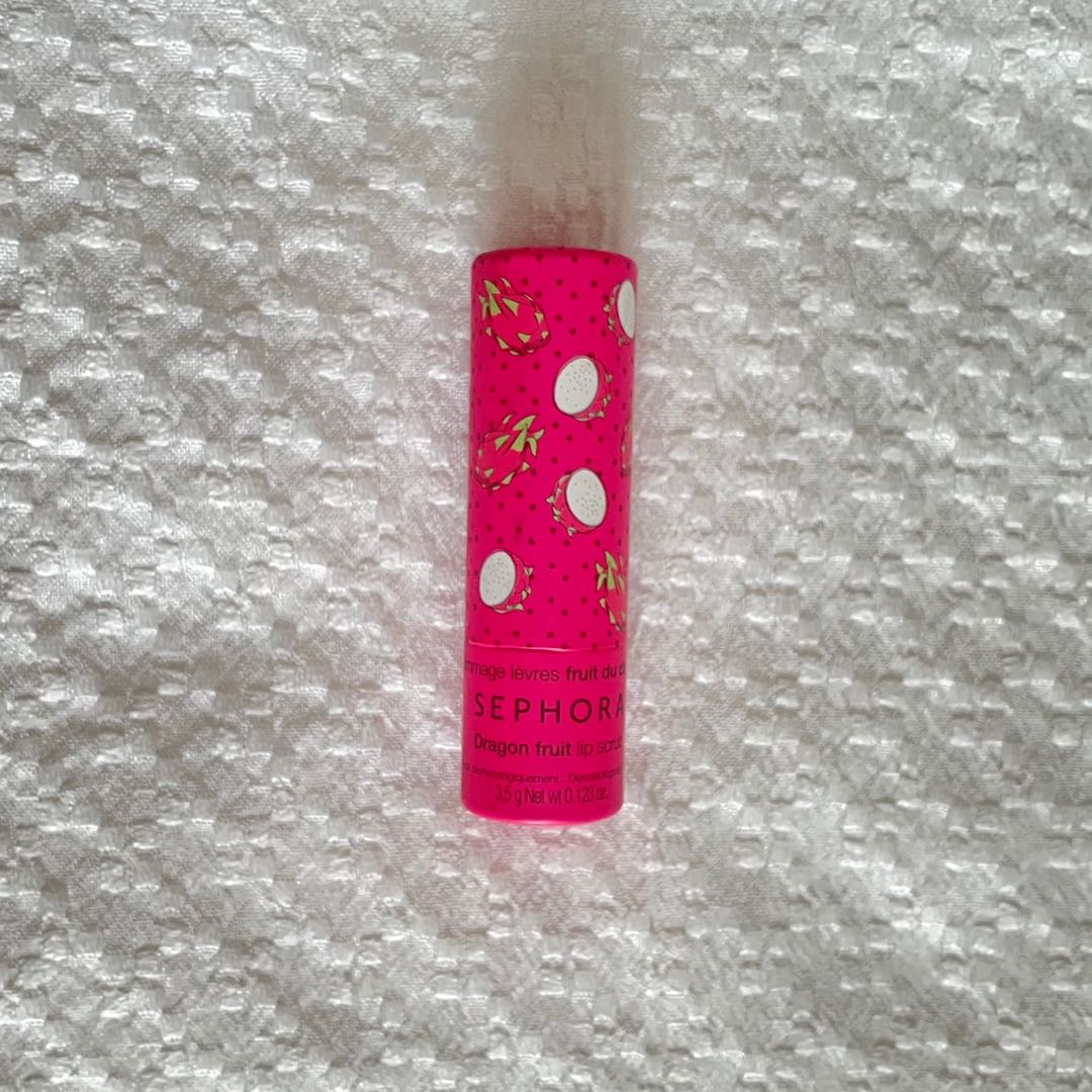 Sephora Lip Scrub Dragon Fruit, Kesehatan & Kecantikan, Kulit, Sabun