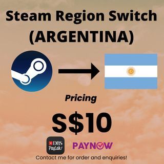 [SERVICE] Steam Region Change to Argentina