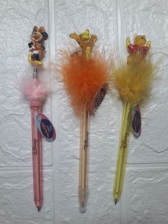 Set of 3pcs Disney Light up pen Winnie the pooh, tiger, and minie mouse