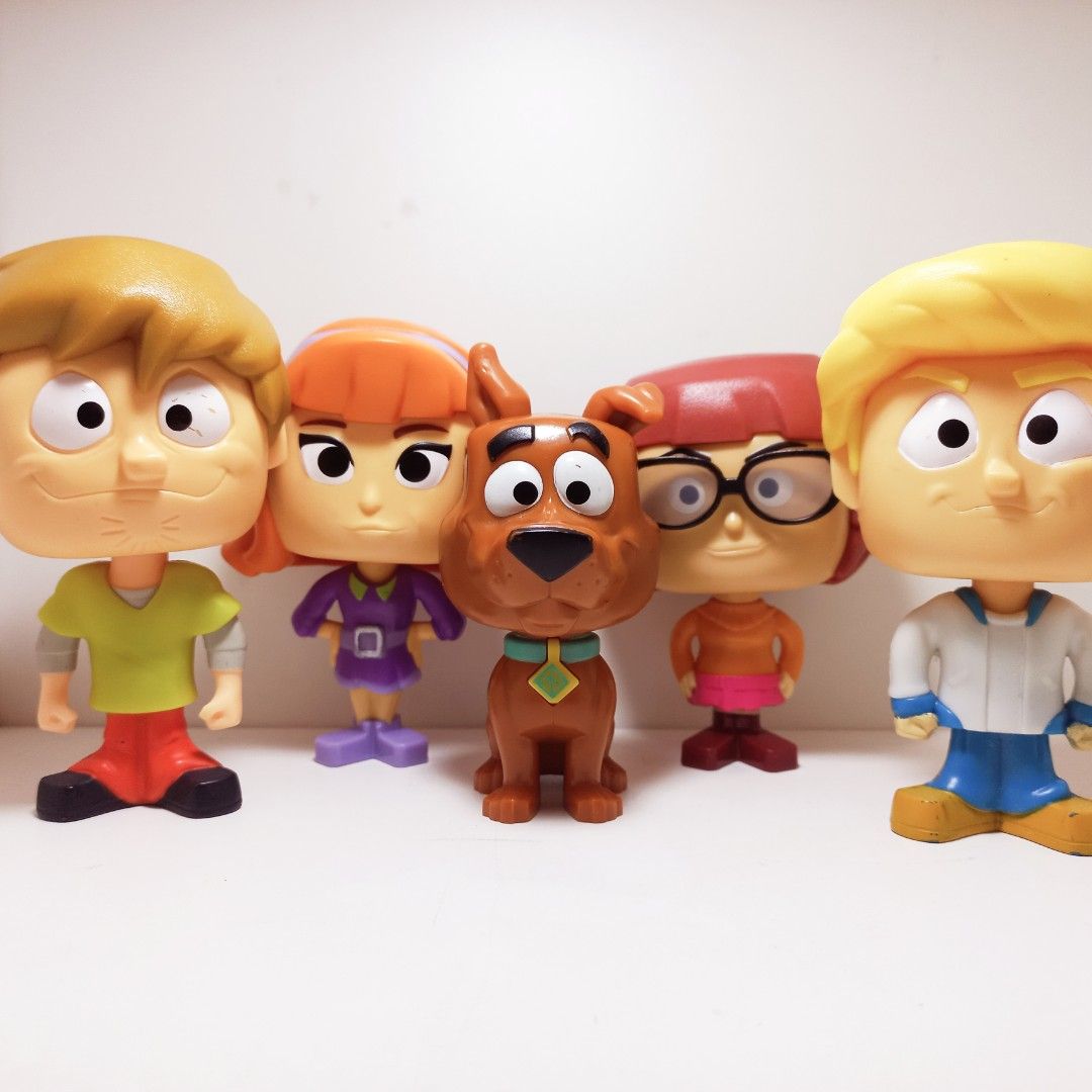 Shaggy, Daphne, Scooby , Velma, Fred Bobblehead Set [2021 Mcdonalds ...