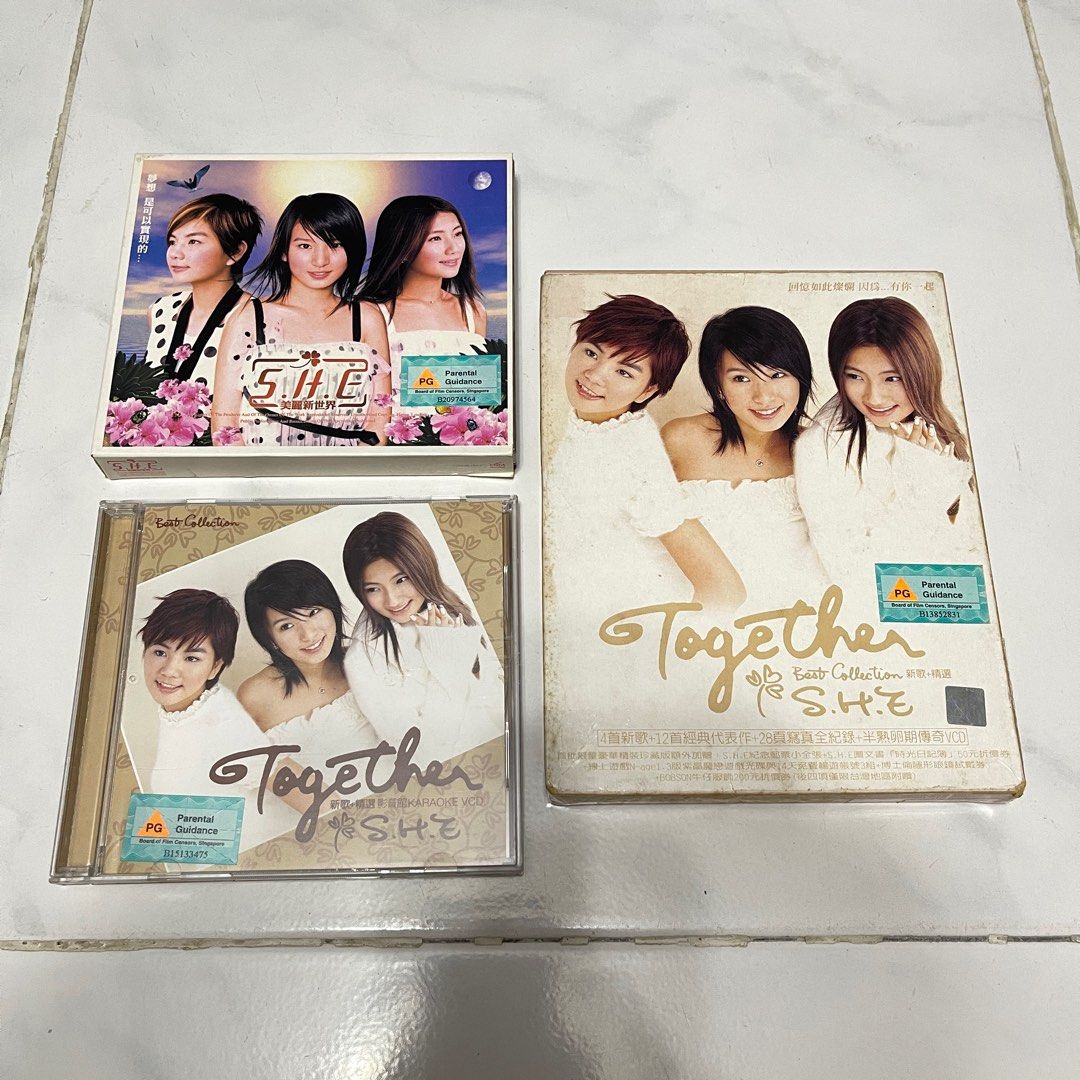 贈り物 S.H.E SHE 美麗新世界 台湾盤CD+VCD 新品未開封 general-bond.co.jp