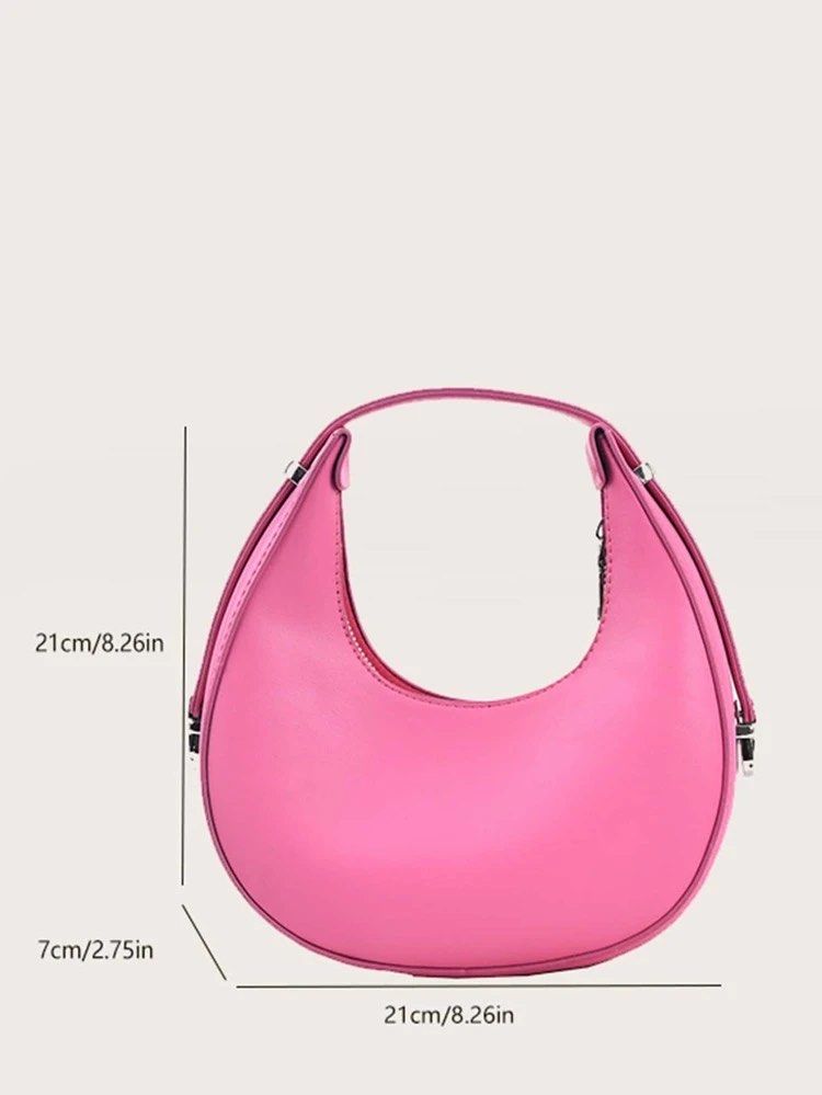Shein Baguette Bag Hot Pink