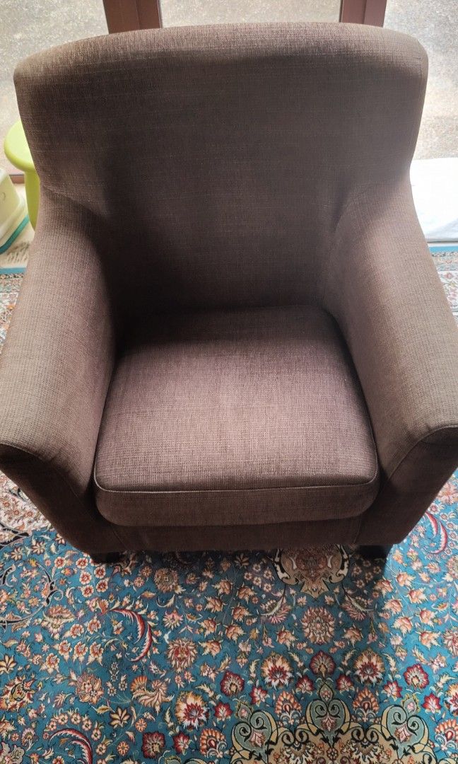 Single Ikea Sofa (Fabric), Furniture & Home Living, Furniture, Sofas on