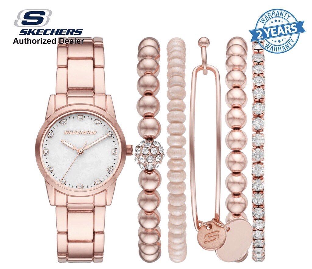 Skechers watch outlet rose gold