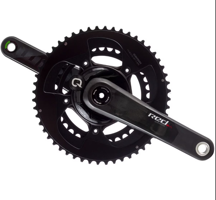 Sram Red carbon 165mm crank with Quarq Dzero powermeter Sports