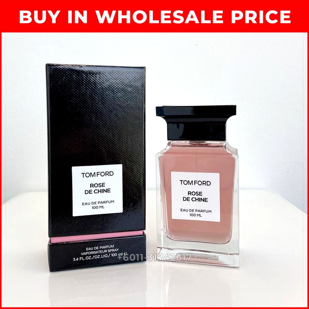 STOCK CLEARANCE] TOM FORD ROSE DE CHINE 100ML EDP FOR UNISEX, Beauty &  Personal Care, Fragrance & Deodorants on Carousell