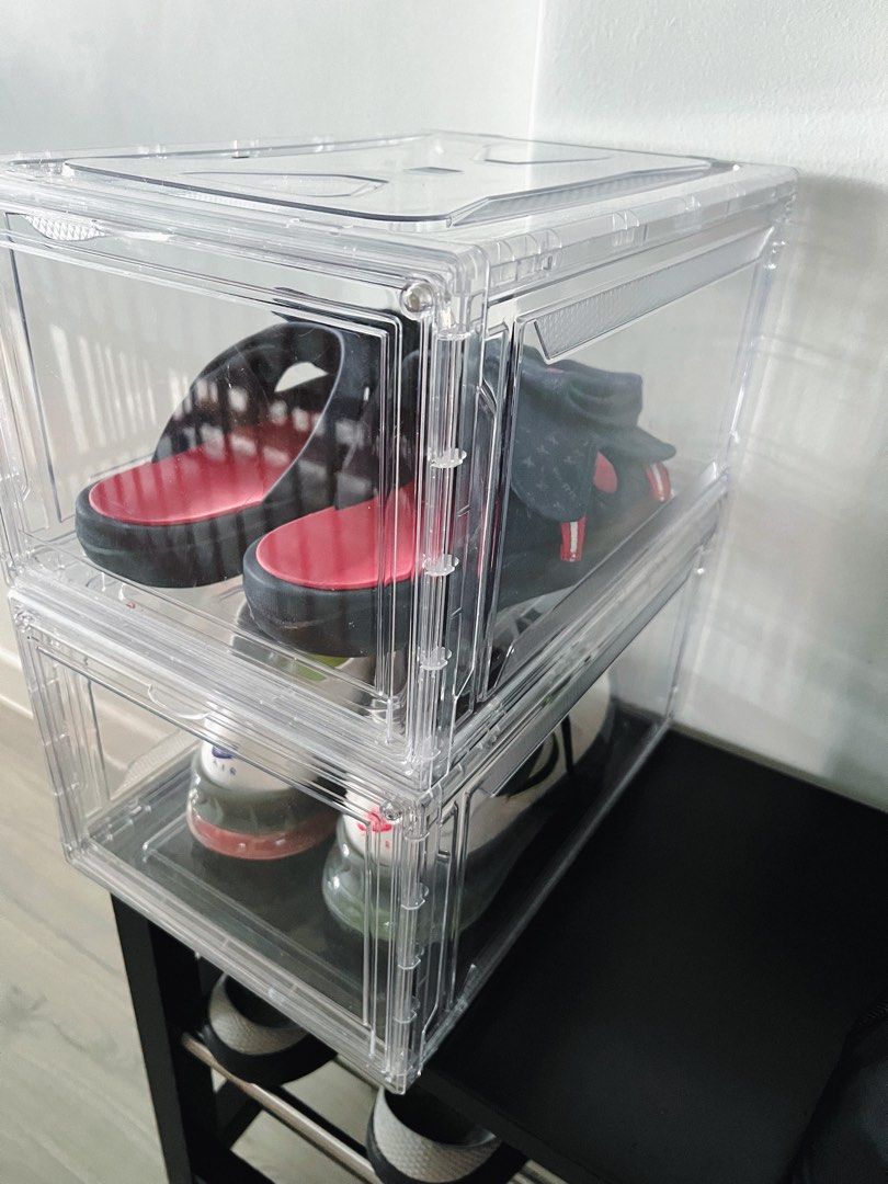 Storage box for shoes, Furniture & Home Living, Home Improvement &  Organisation, Storage Boxes & Baskets on Carousell