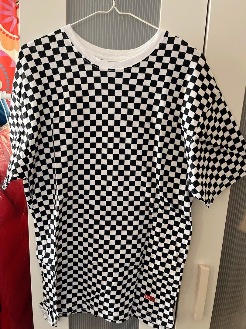 Supreme Hanes Checker Tagless Tee T
