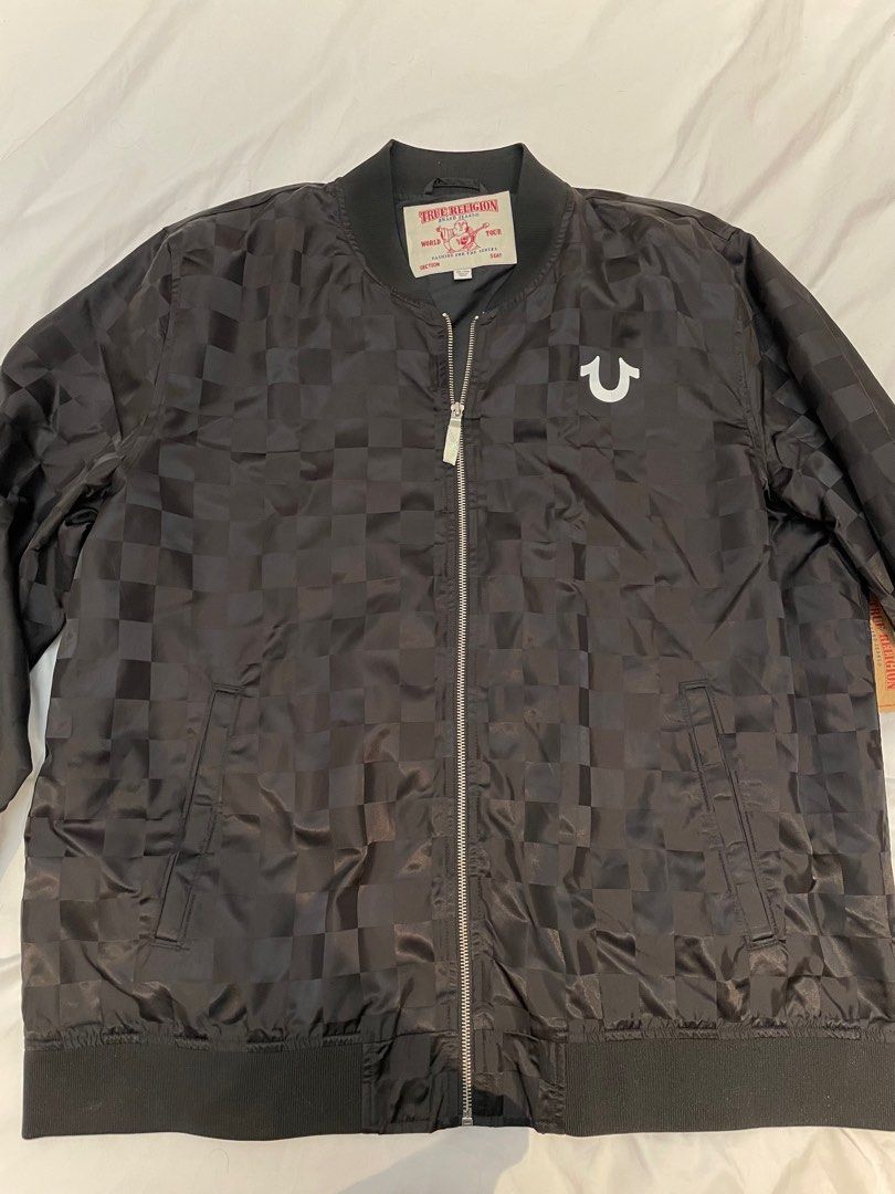True religion clearance checkered jacket