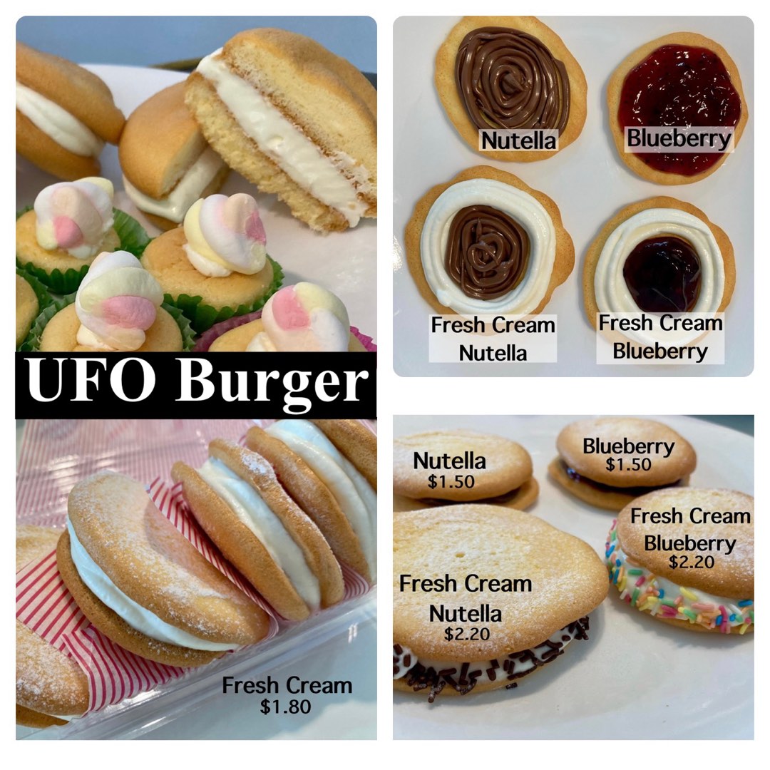 UFO Burgers 5 Types, Food & Drinks, Homemade Bakes on Carousell