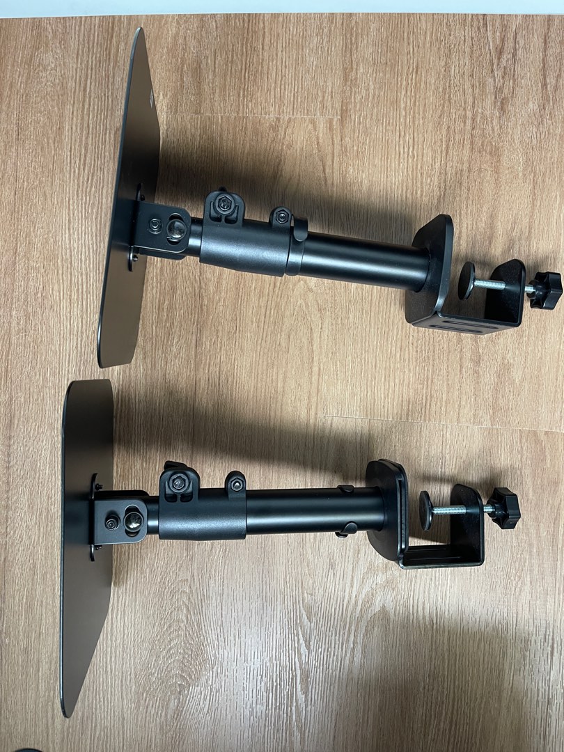 ULTi Desktop ClampOn Studio Monitor and Speaker Stand Set, Audio