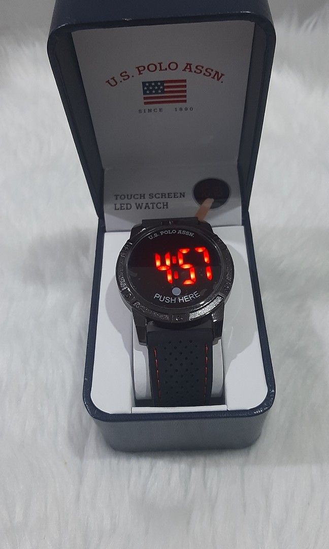 Polo digital watch top